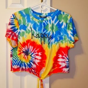 Tie dye top “Happy” by Shein. X- Large